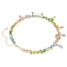 Swarovski Halskette Damen Gema All Around Ombre Mehrfarbig Goldfarben 5737443
