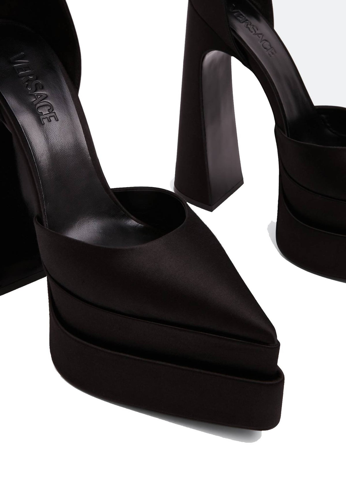 Versace Damen High Heels Medusa schwarz 1007717-DRA67-1B00V