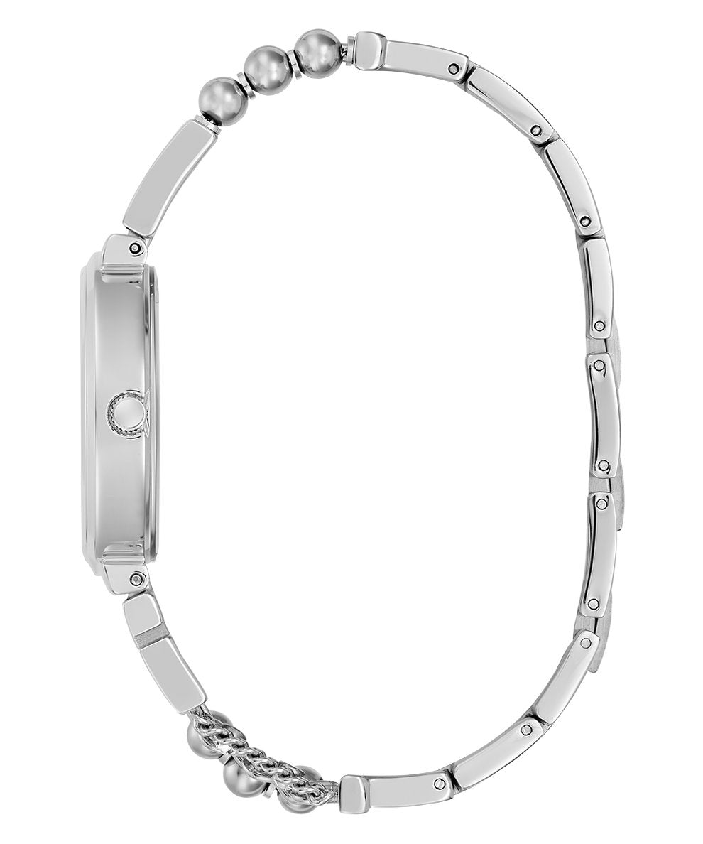 Guess Damen Armbanduhr G Cluster Edelstahl silber GW0545L1