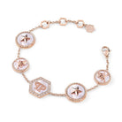 Philipp Plein Damen Armband PLEIN MINI LOGO Roségoldfarben PJ2EA15BU