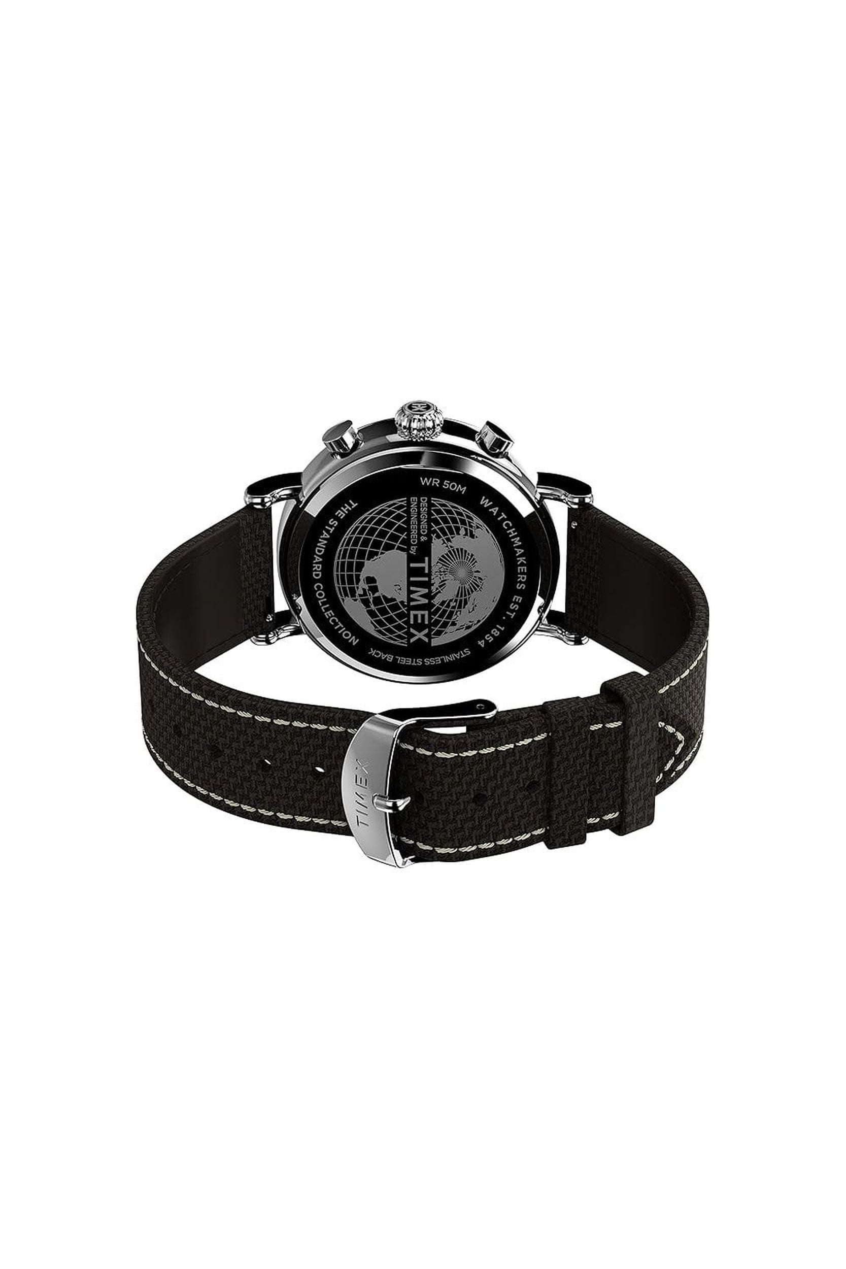 Timex Chronograph Herren Waterbury Standard Chronograph Silber/Braun TW2V43800