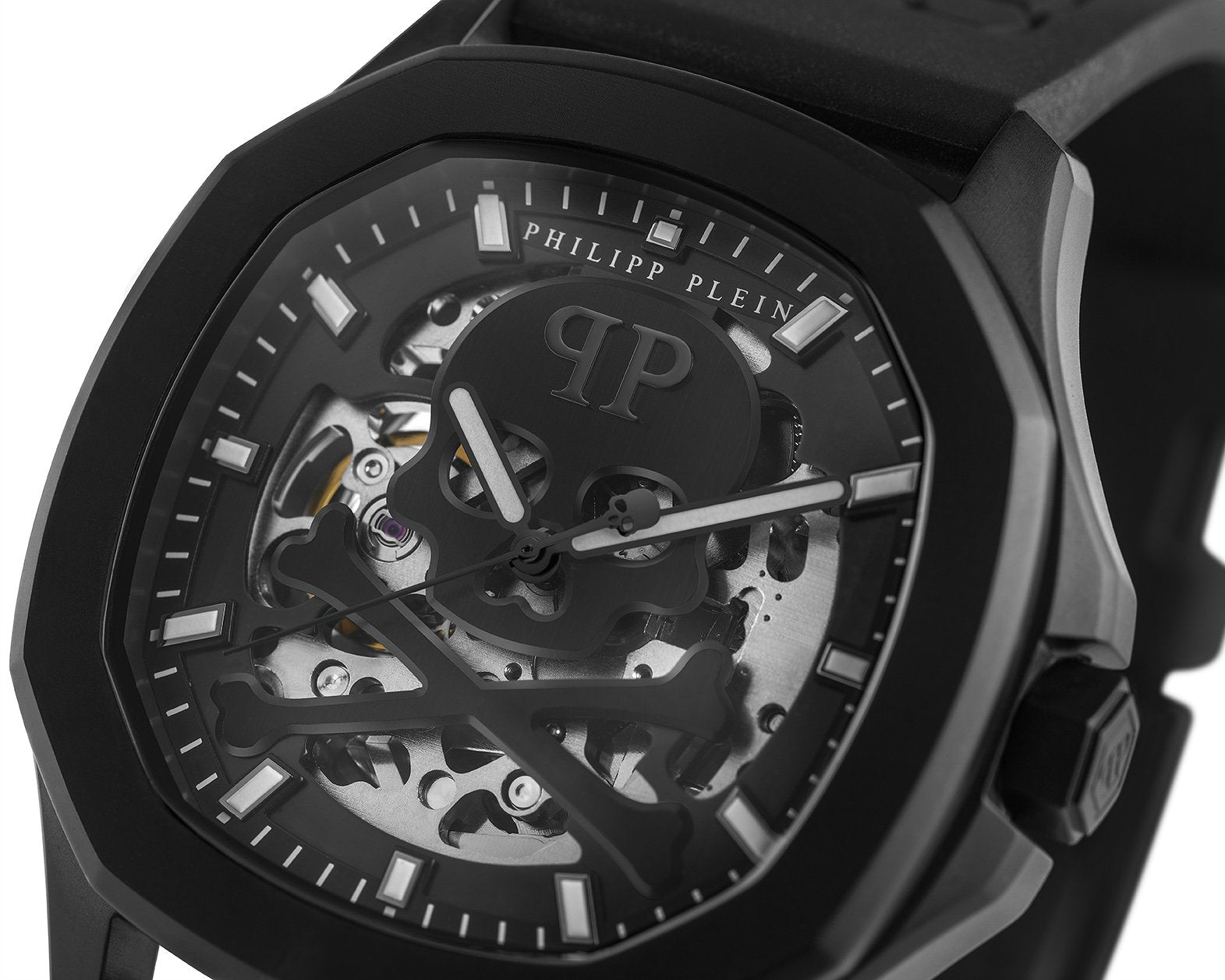Philipp Plein Automatik Herrenuhr $keleton $pectre