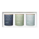 Skandinavisk ESCAPE Duftkerzen Set Unisex 3-teilig HAV FJORD ØY 3×65 g 22006 GH 1586461