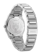Plein Sport Armbanduhr Damen Metronaut 36 mm Silber Blau PSDGA0725