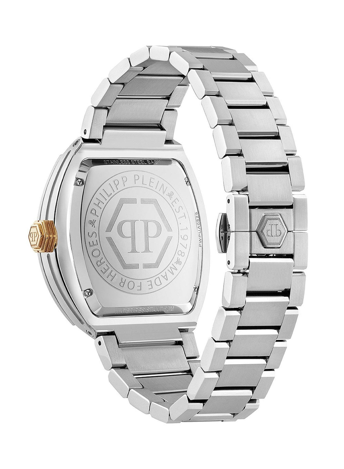 Philipp Plein Herrenuhr The Hexagon Phantom Grün Stahl PWPUA0825
