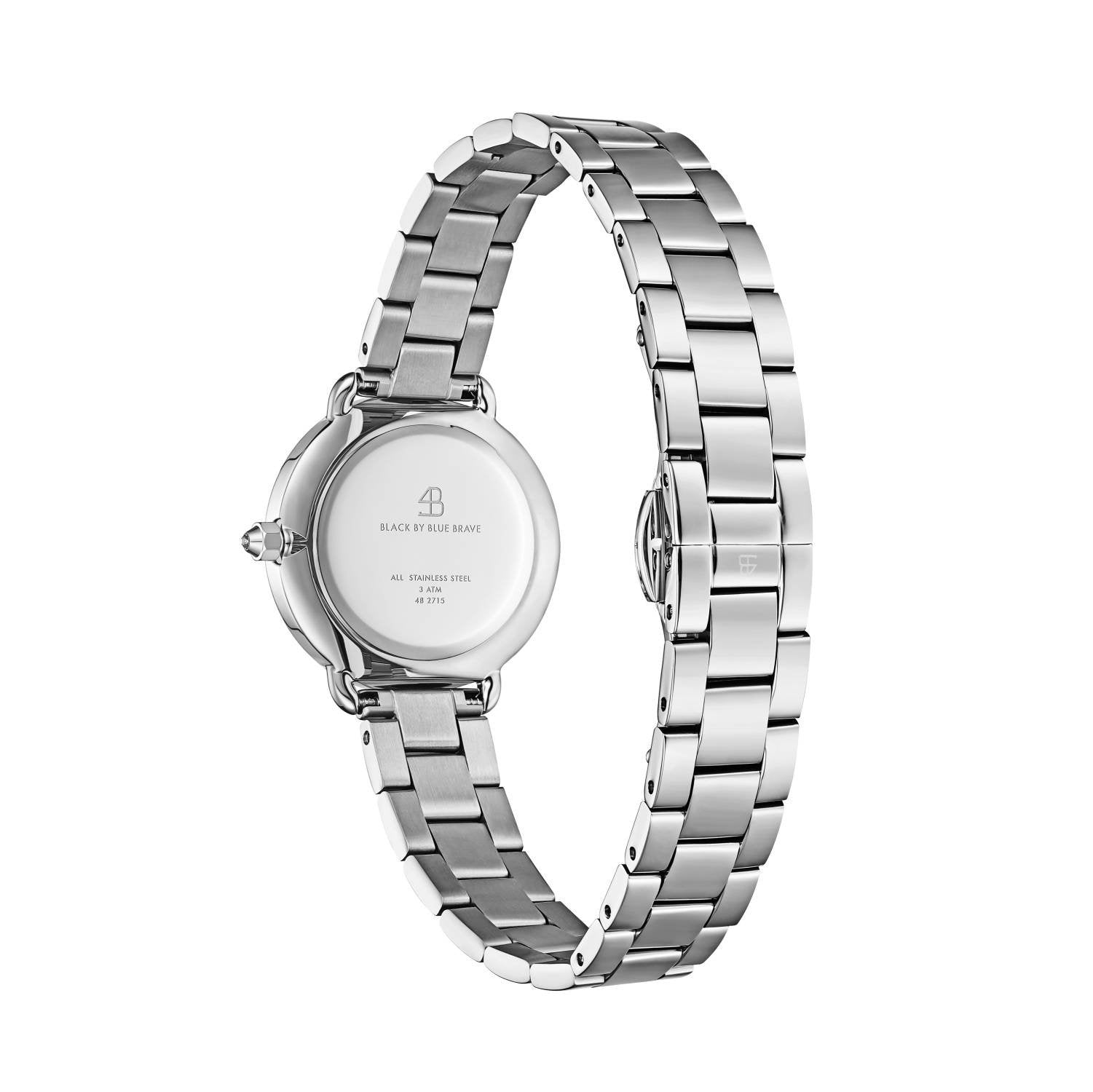 Black by Blue Brave Damen Armbanduhr LUCKY STAR 28 mm Armband Edelstahl 4B2717