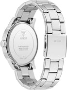 Guess Armbanduhr Herren Collegiate Analog Silber GW0888G1