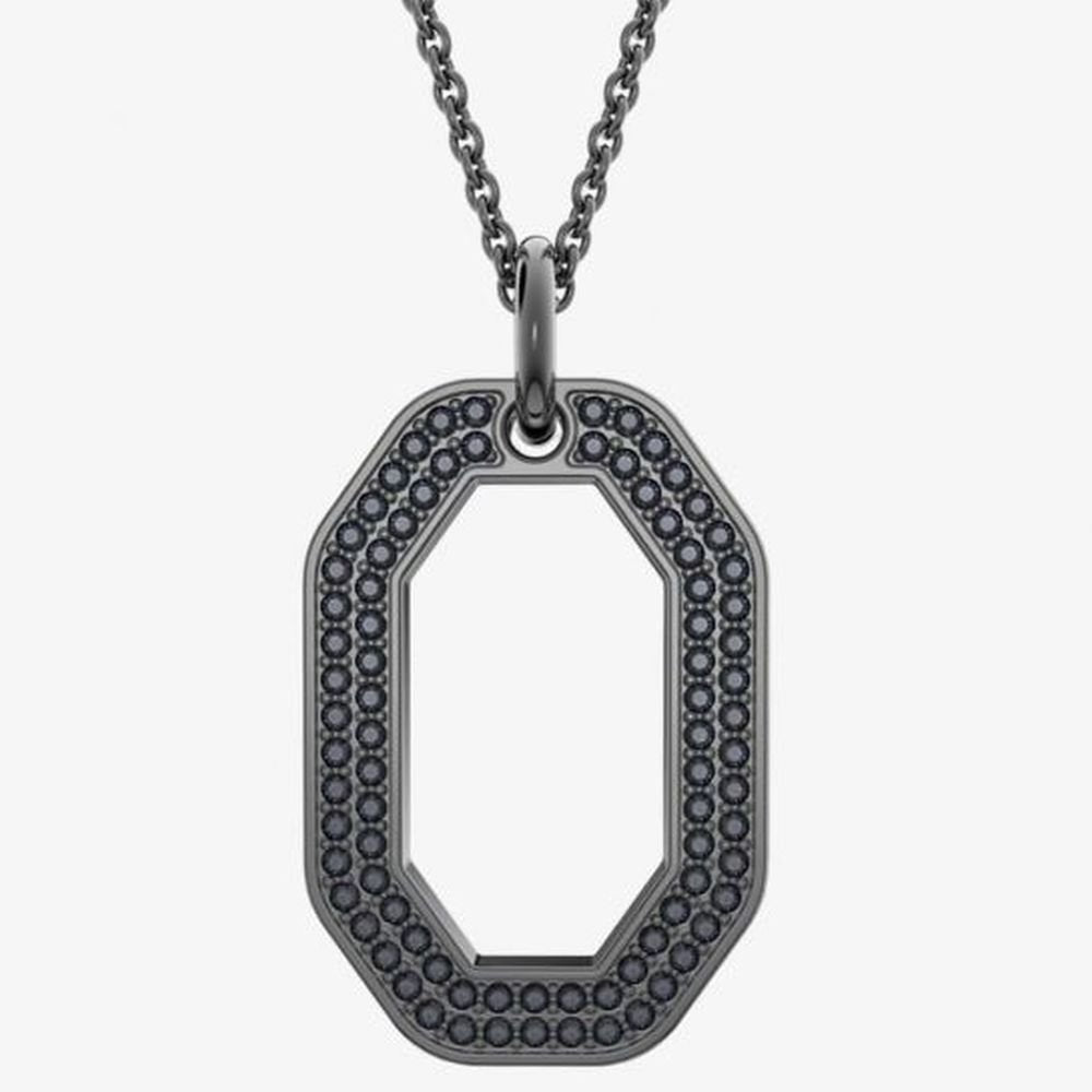Swarovski  Halskette mit Anhänger Dextera Oktagon Schwarz 5651703
