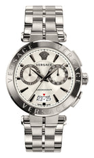 Versace Herren Chronograph Uhr Aion Weiß Silber VE1D01823
