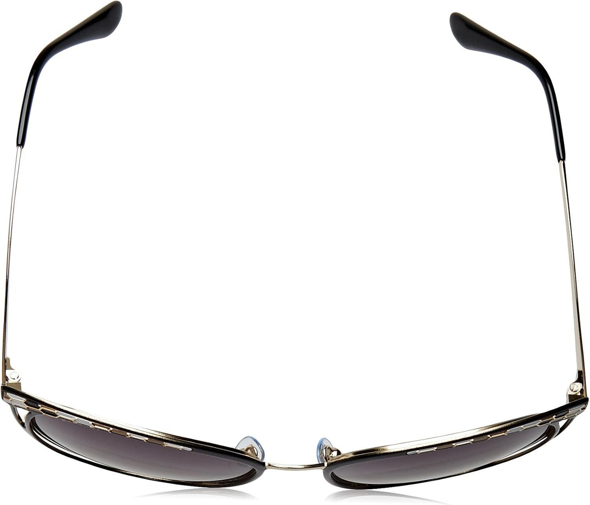 Bulgari Damen 0BV6083 20188G 56 Sonnenbrille, Schwarz (Black/Pale Gold/Greygradient)