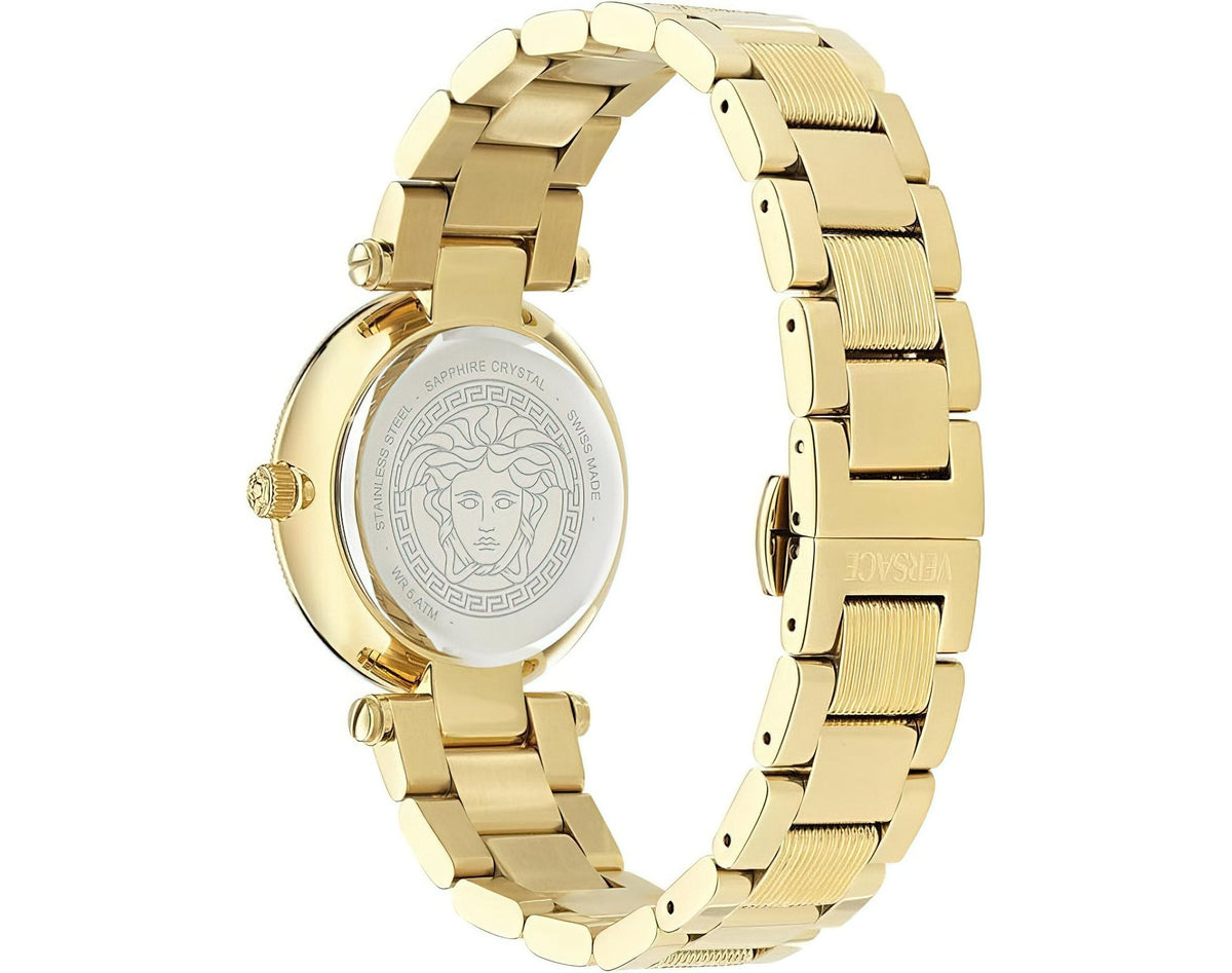 Versace Armbanduhr Damen Reve VE8B00624 Gold/Schwarz