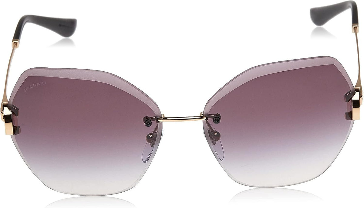 BULGARI Damen 0BV6105B 20148G 62 Sonnenbrille, Gold (Pink Gold/Greygradient)