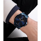 Guess Herren Armbanduhr VINYL GW0833G1 blau