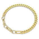 Swarovski Damen Halskette Dextera Statement, Gemischte Glieder, Weiß, Goldlegierungsschicht 5639332 S
