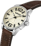 Timberland Analoguhr Herren Ripley-Z Silberfarben Beige Braun TDWGA9000701M
