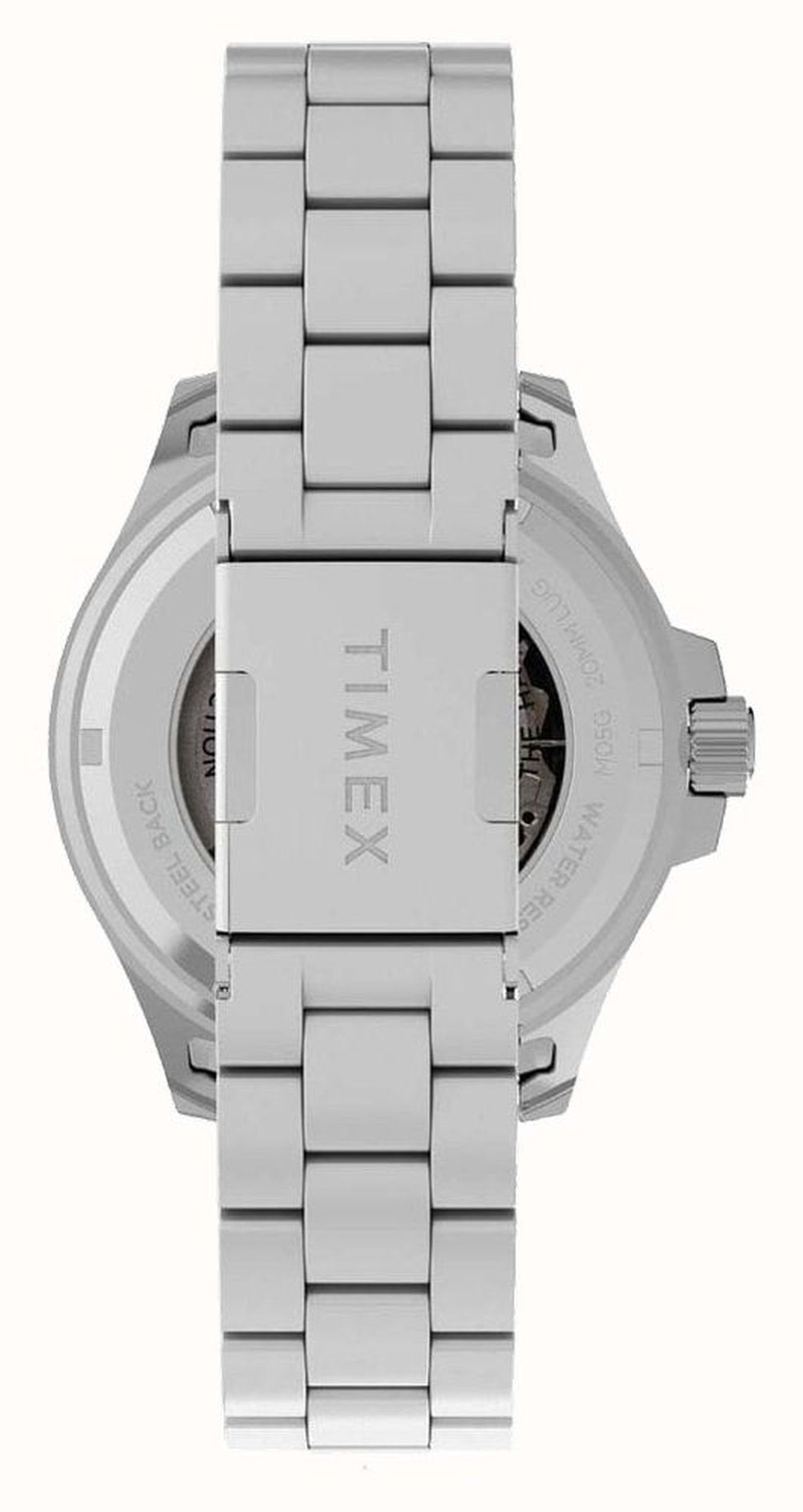 Timex Uhr Herren Automatik Harborside Coast Silber/Schwarz TW2V72100