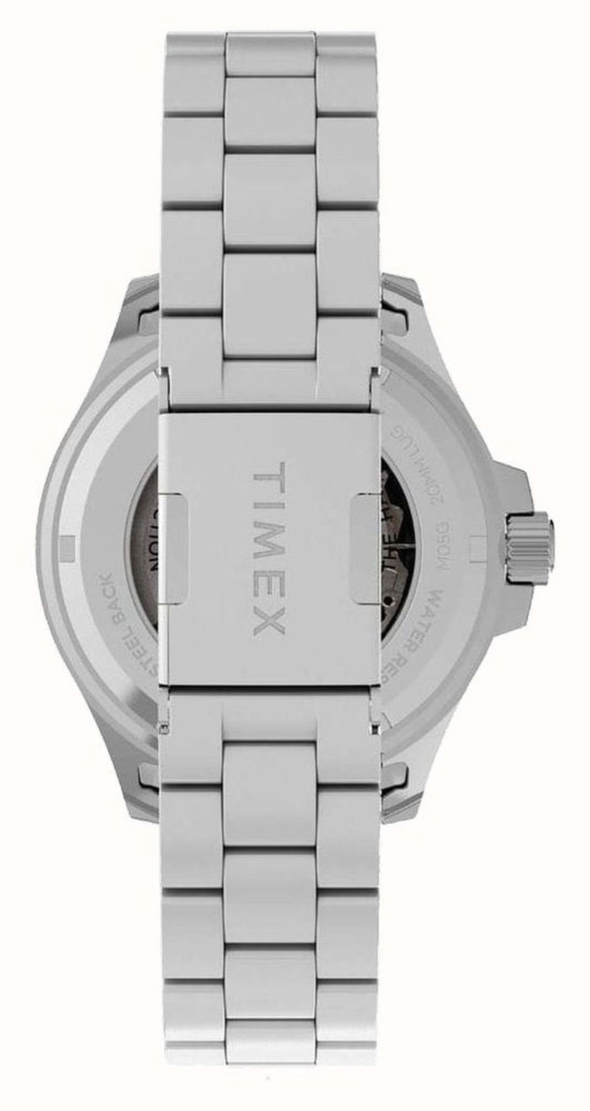 Timex Uhr Herren Automatik Harborside Coast Silber/Schwarz TW2V72100