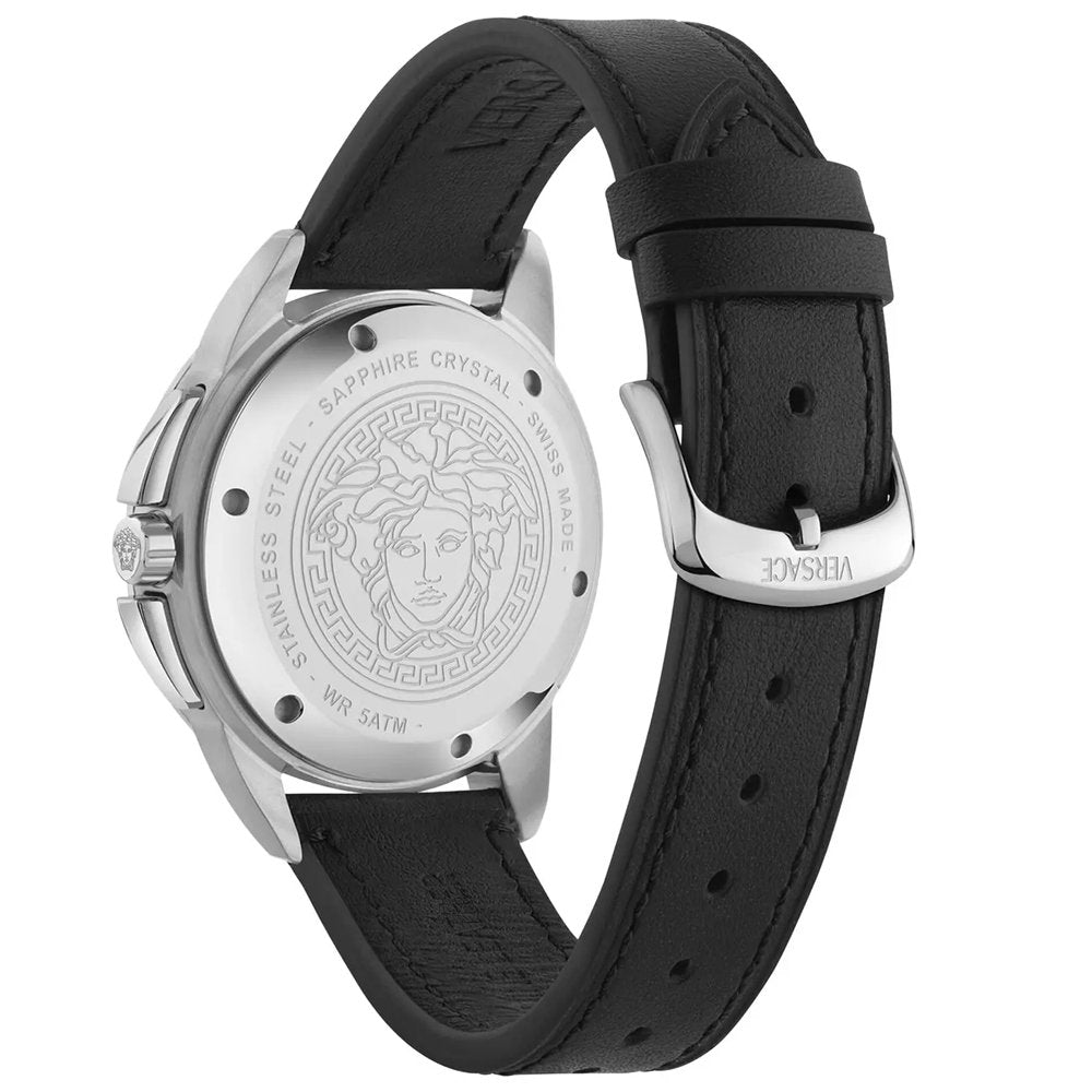 Versace Uhr Herren V‑Sport Chrono Schwarz/Silber VEKIA0125