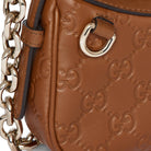 Gucci Handtasche Damen GG Emblem Mini Shoulder Bag Braun 847091-AAFDV-2718