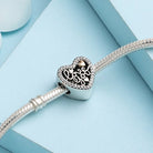 Pandora Bead Silber Herz Zirkone Frauen 792037CZ