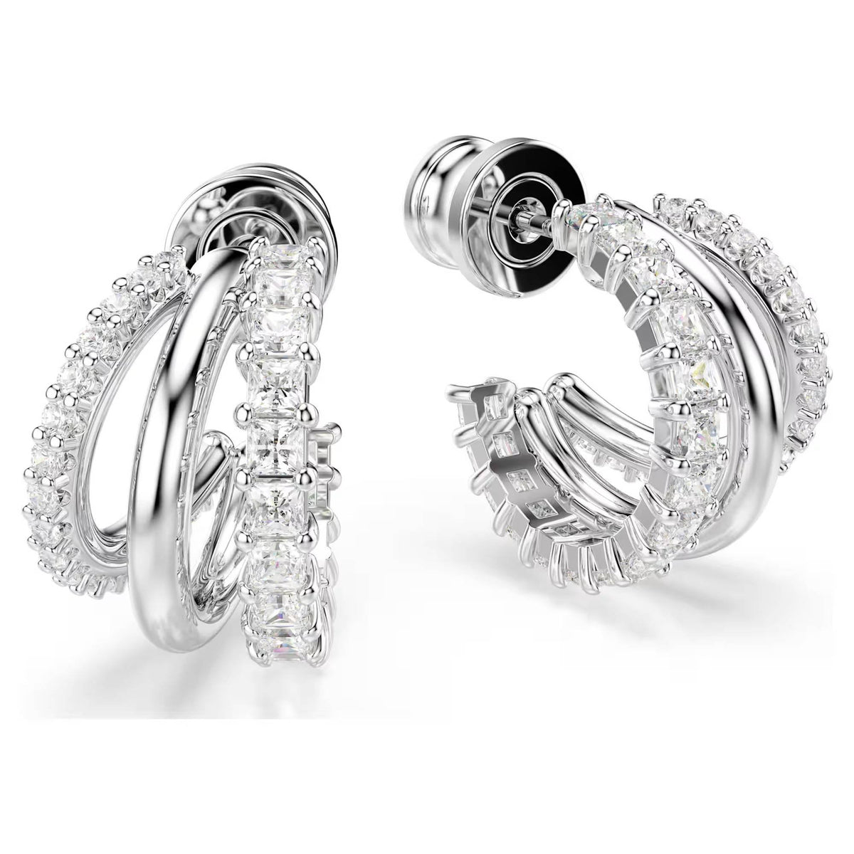 Swarovski Ohrringe Damen Hyperbola Weiß 5737110