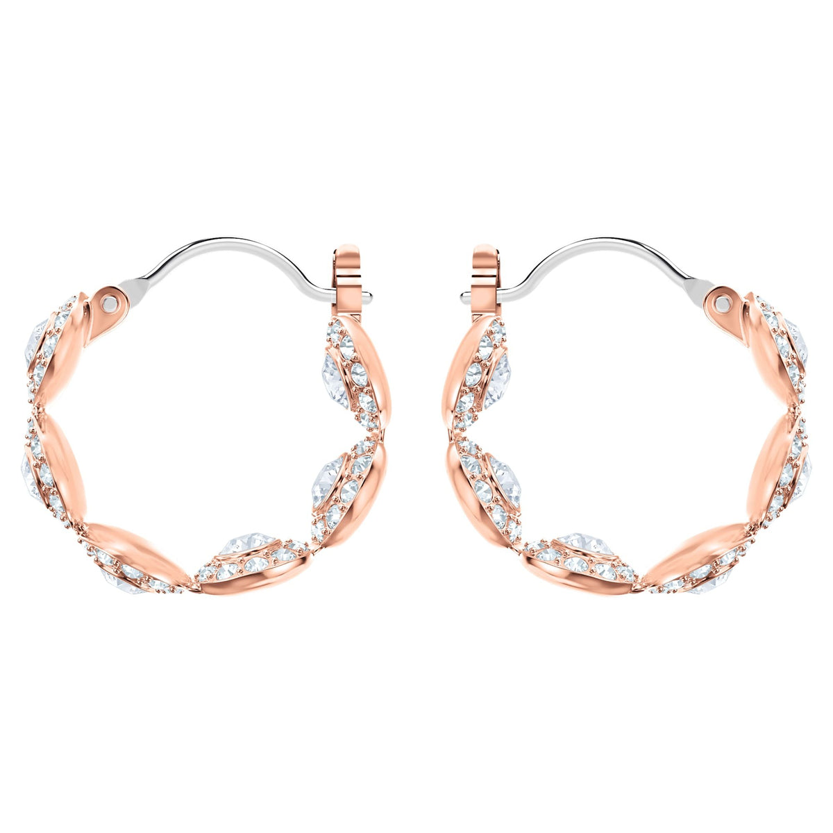 Swarovski Ohrringe Damen Lifelong Bow Roségold Weiß 5418271