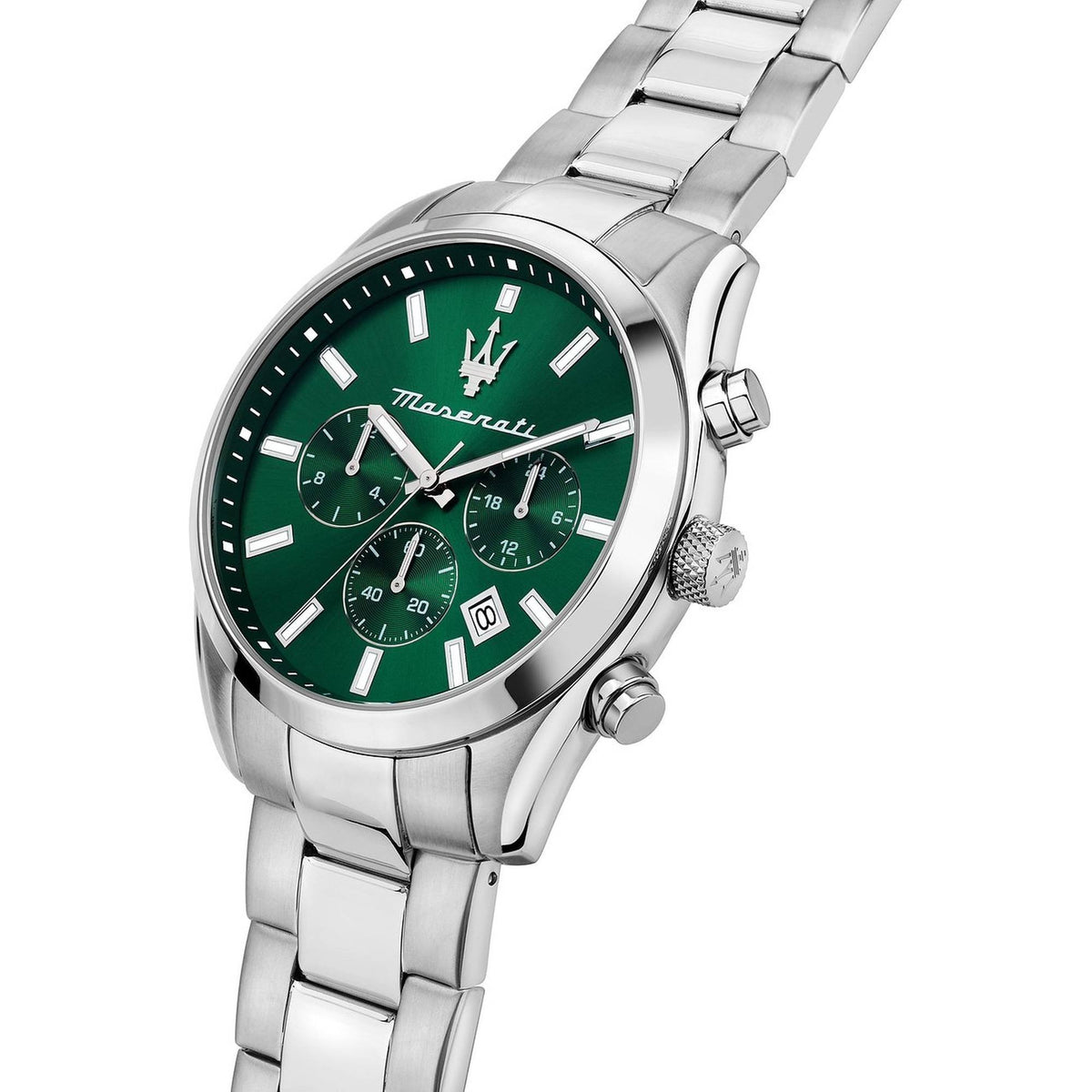 Maserati Herrenuhr Attrazione Silber Grün R8853151011