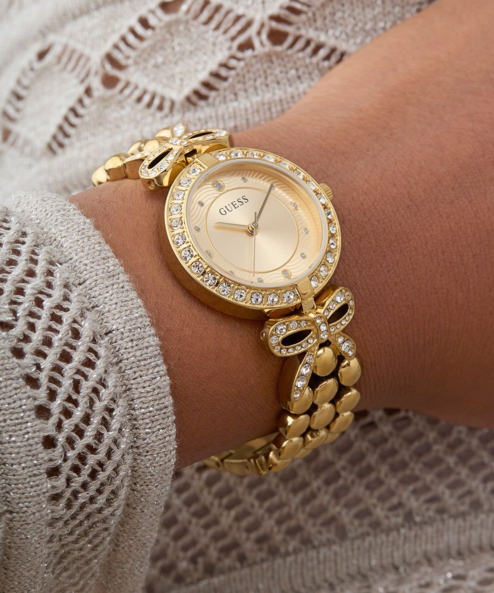 Guess Damen Armbanduhr gold GB RIBBON GW0838L2