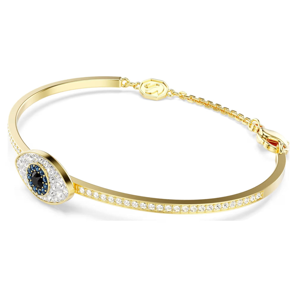 Swarovski Armband Damen Symbolica Evil Eye blau gold Gr. M 5692171