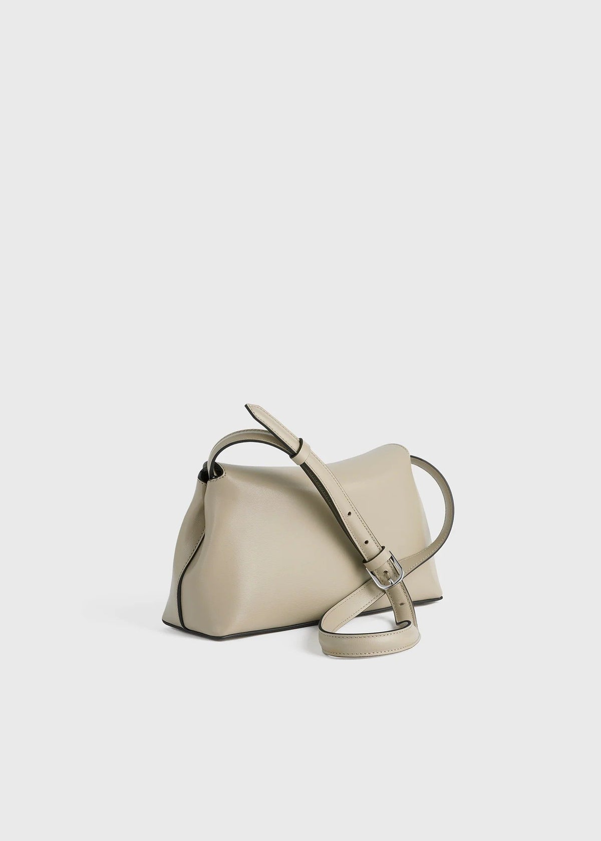 TOTEME Tasche Damen T Lock Leather Clutch Fawn Braun 234 WAL944 LE0004