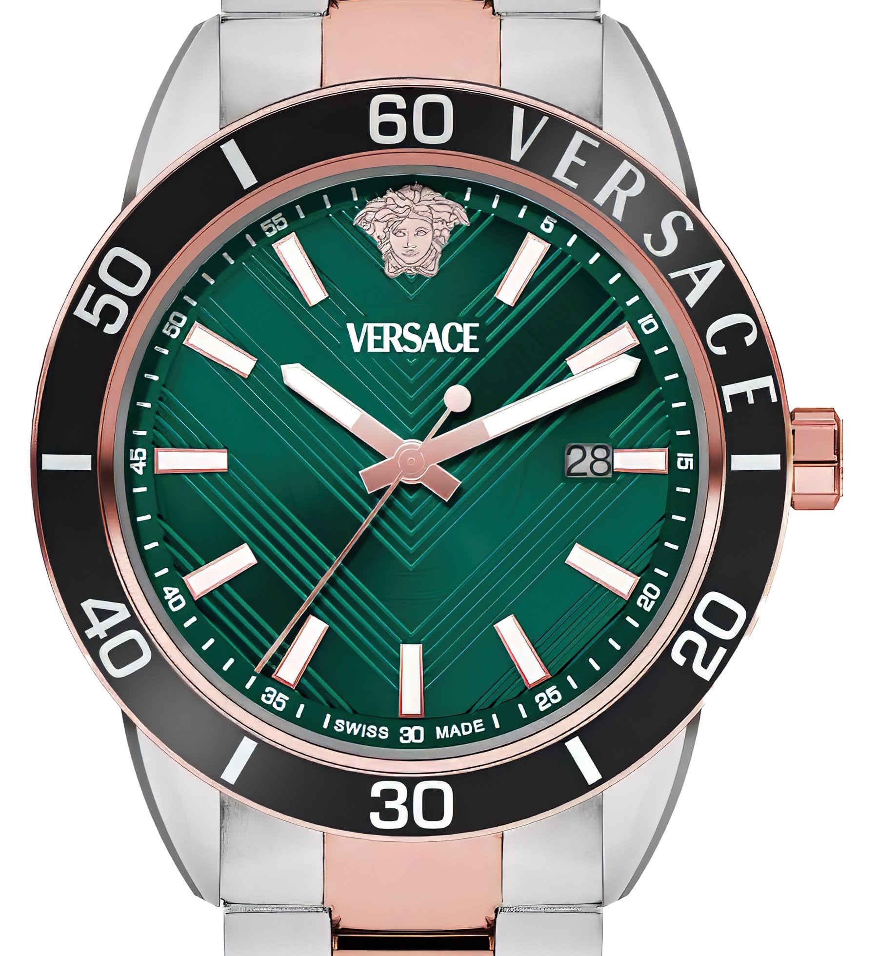 Versace Herren Quarzuhr Greca Urban Grün VEYCA0624