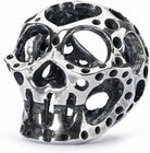 Trollbeads Damen-Bead Mexican Sugar Skull 925 Silber TAGBE-20162