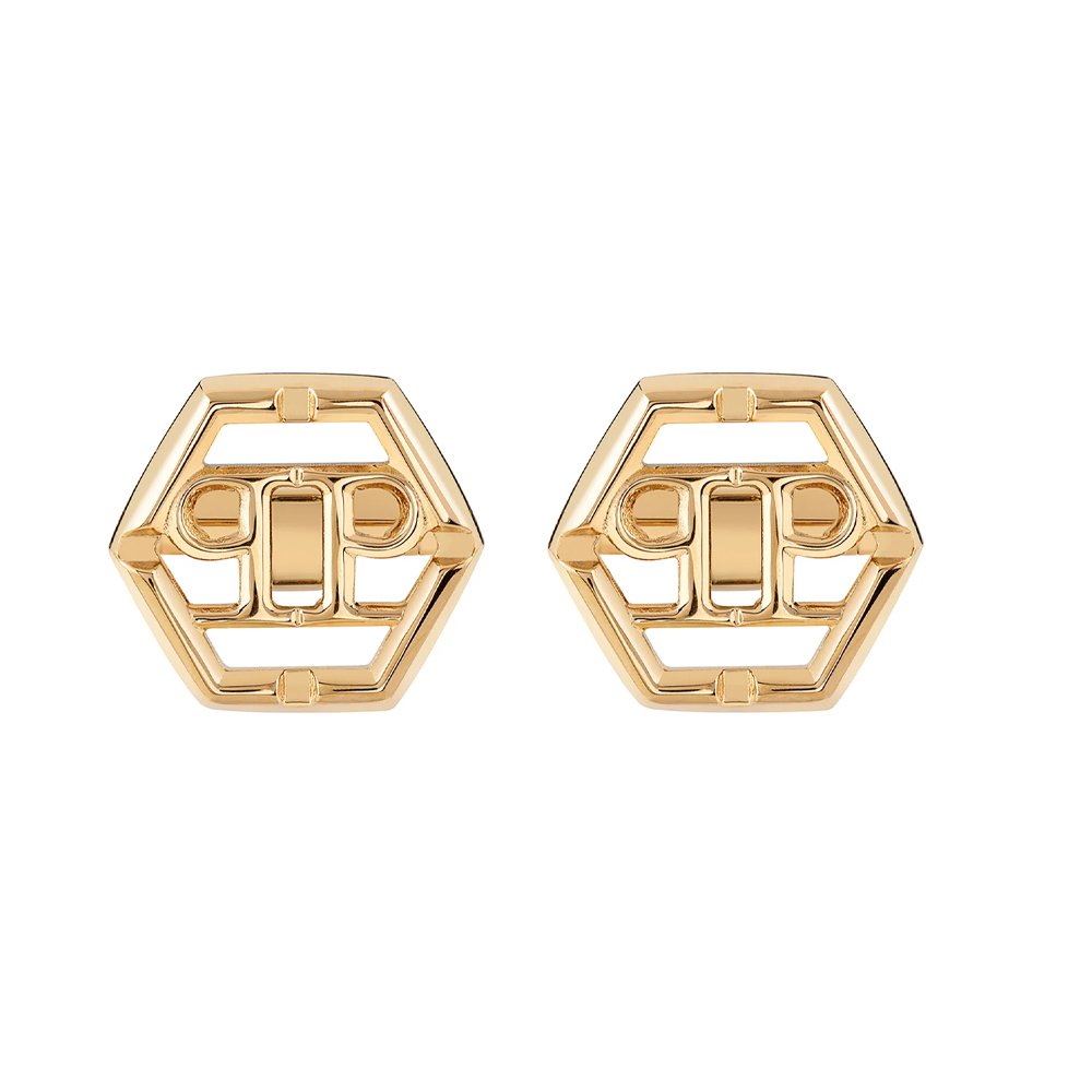 Philipp Plein Manschettenknöpfe Plein Icon Goldfarben PJ9AA11CU