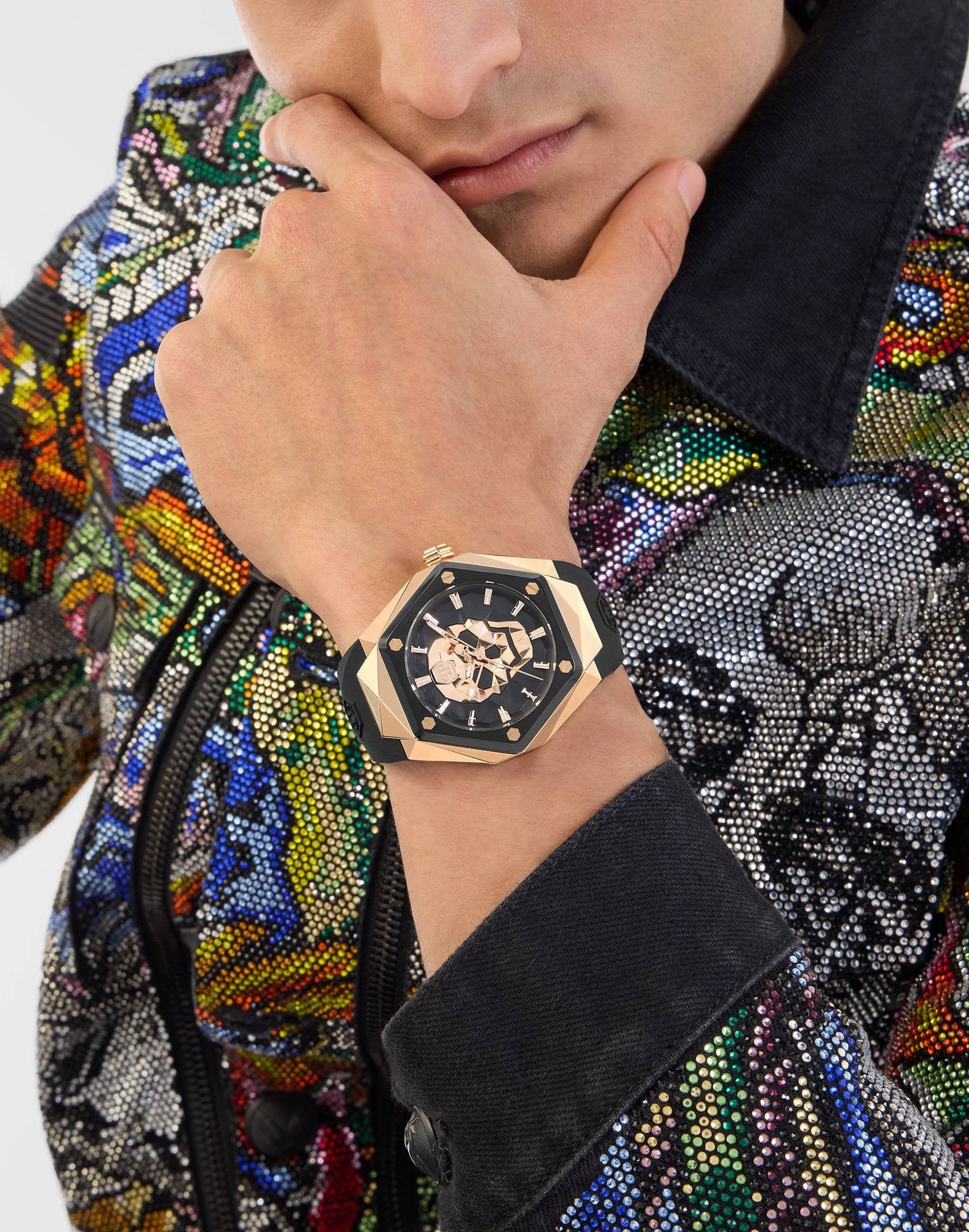 Philipp Plein Herrenuhr The $Kull Spikes