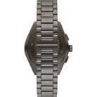 Emporio Armani Herren Armbanduhr Chronograph Gunmetal / Blau AR11481