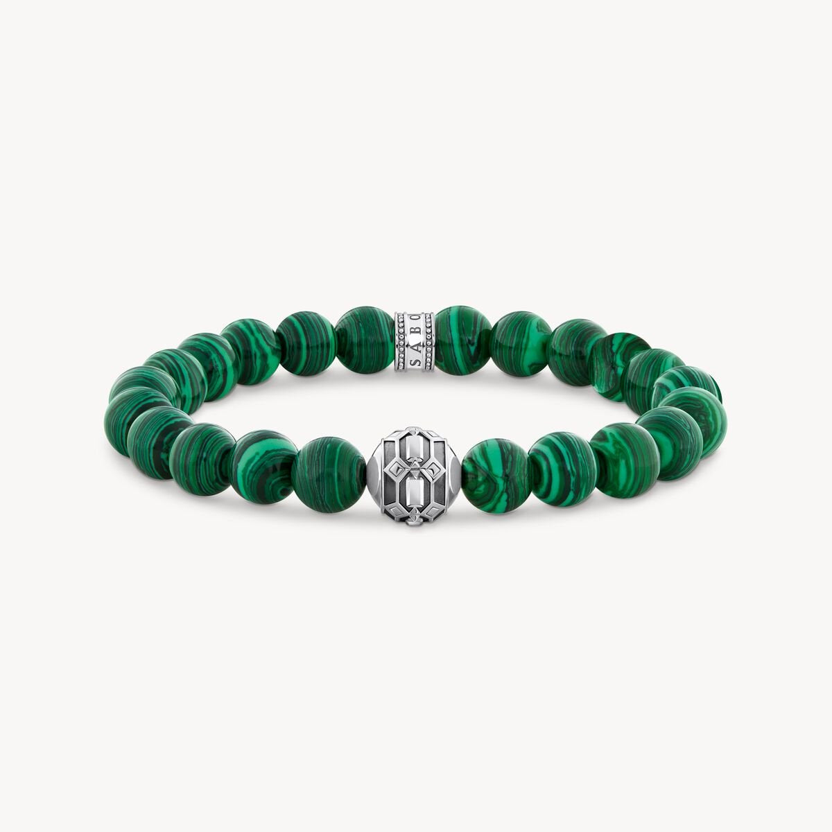 Thomas Sabo Armband Herren A2135‑468‑6 Silber Schwarz Grün