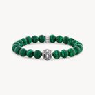 Thomas Sabo Armband Herren A2135‑468‑6 Silber Schwarz Grün