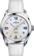 Eterna Damenuhr Kontiki Lady Automatic Weiß Silber 1260.41.66.1379