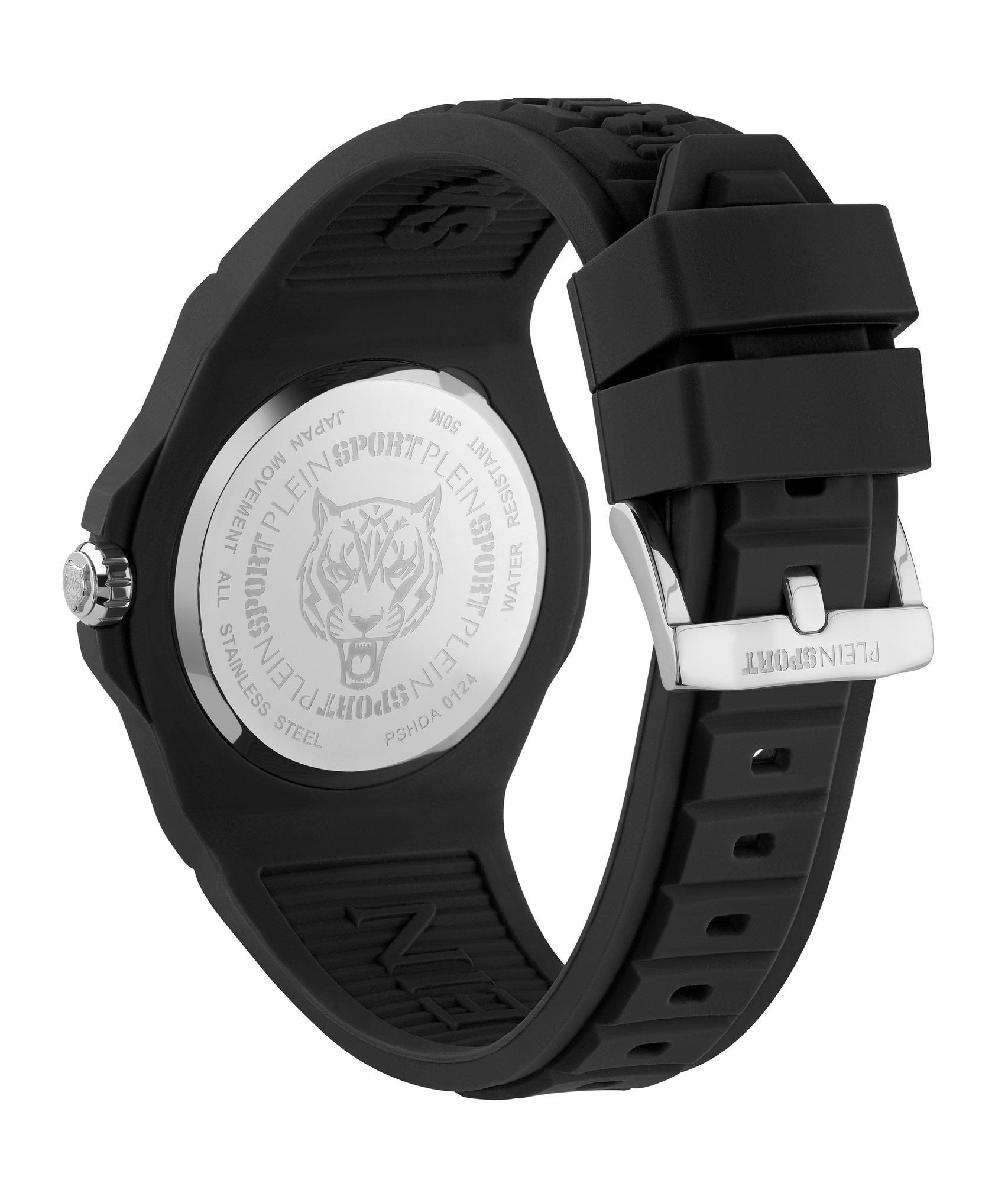 Philipp Plein Unisex Uhr New Fearless PSHDA0124 Schwarz Kunststoff 46 mm