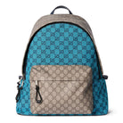 Gucci Rucksack Herren Match Medium GG Rucksack Hellblau Beige 856952 FAFL3 4542