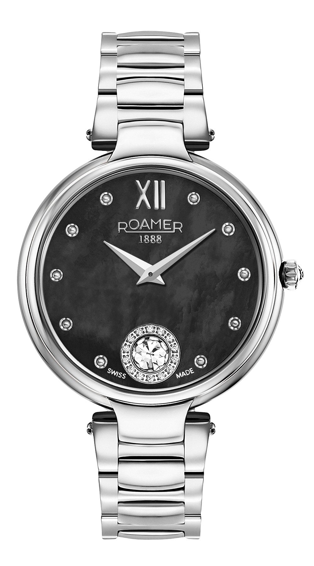 Roamer Damen Armbanduhr  Aphrodite 38 mm  Armband Edelstahl 600843 41 59 50