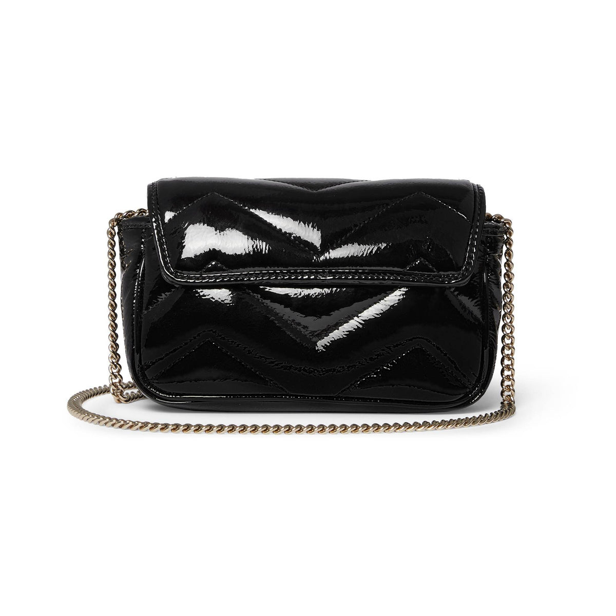 Gucci Handtasche Damen GG Marmont Super Mini Bag Schwarz 476433-AADP6-1000