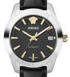 Versace Damen Armbanduhr Greca Classic Schwarz VESCA0124