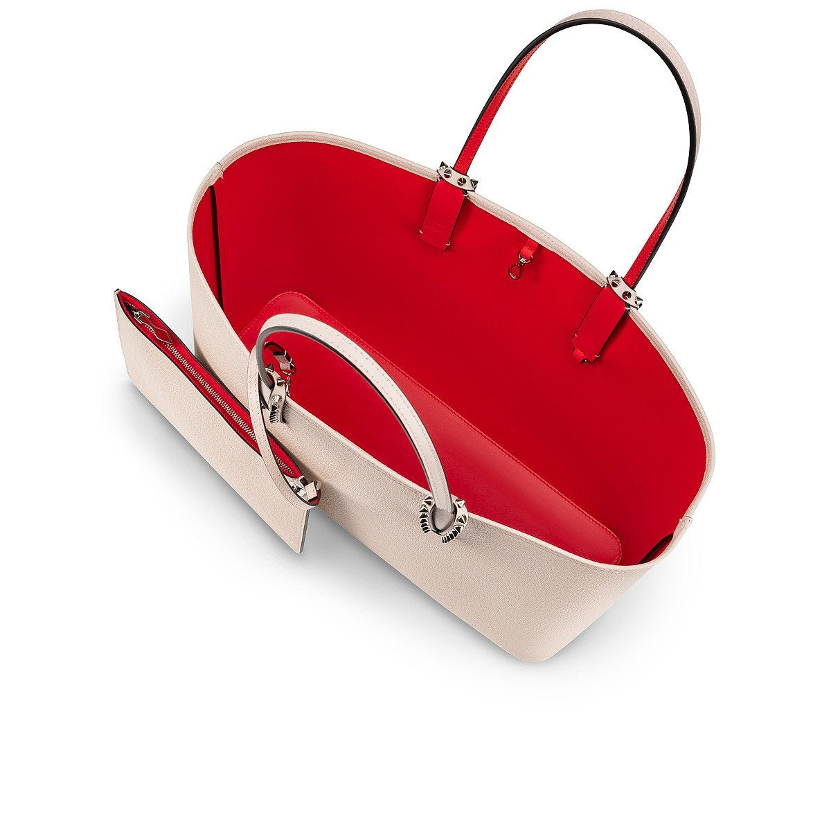 Christian Louboutin Tasche Damen Cabata Large Leche 3205218F611