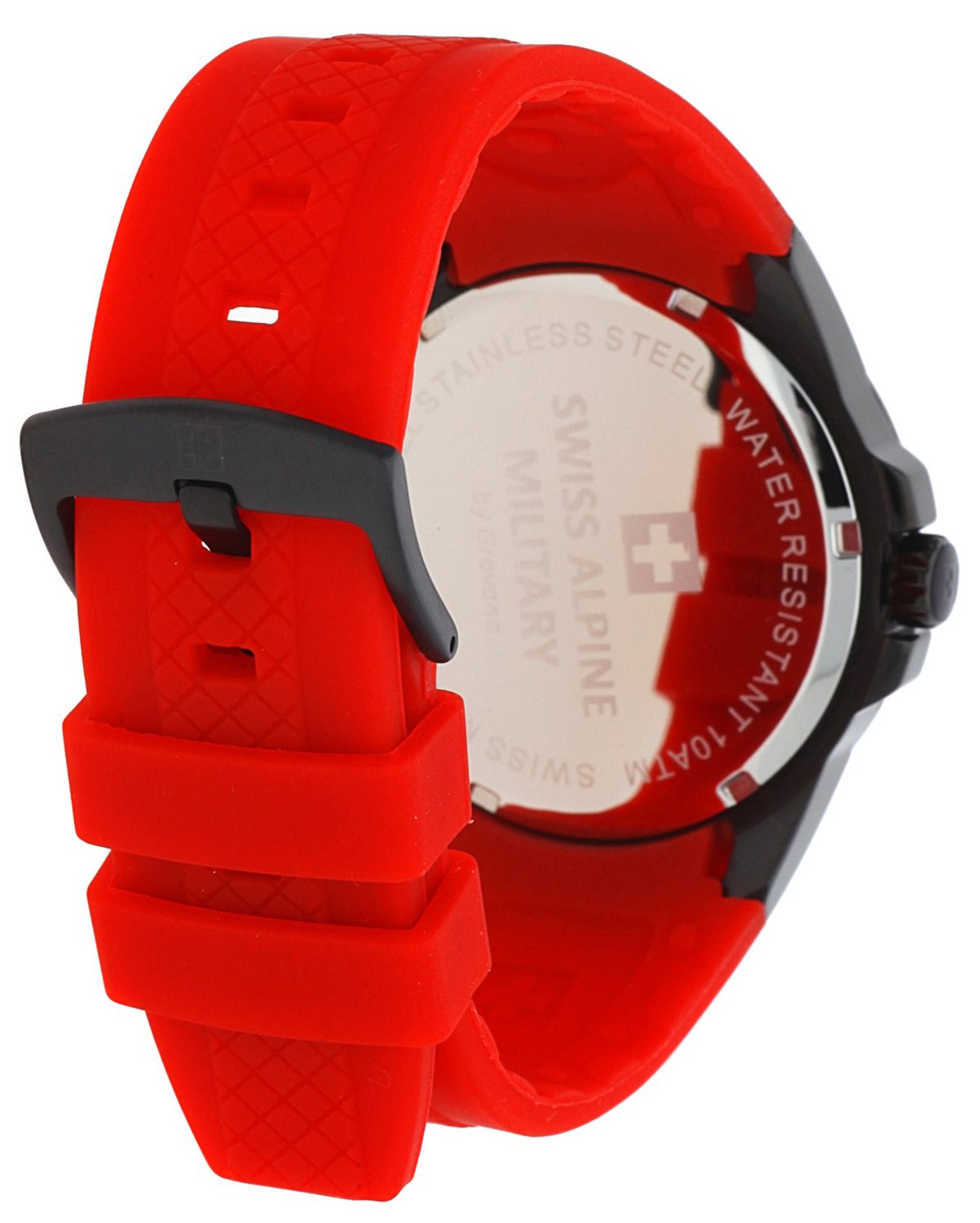 Swiss Alpine Military by Grovana Herren Armbanduhr rot 7058-1876SAM