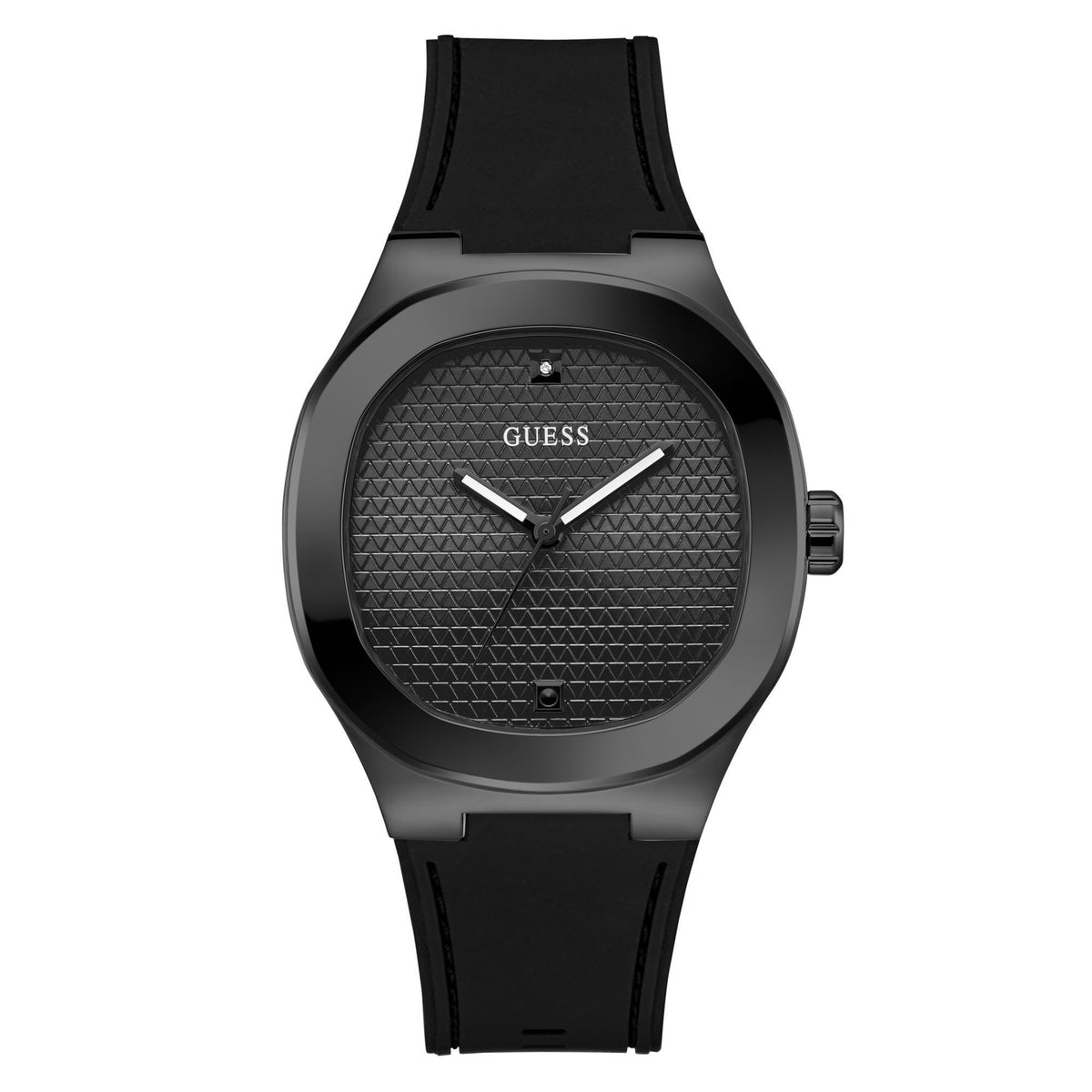Guess Analoguhr Herren Headline Schwarz GW1005G3