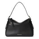 Gucci Schultertasche Damen GG Emblem Medium Schwarz 815216-AAEC2-1000