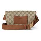 Gucci Gürteltasche Unisex GG Emblem Small Belt Bag Beige Braun 821165 FAEEC 9786