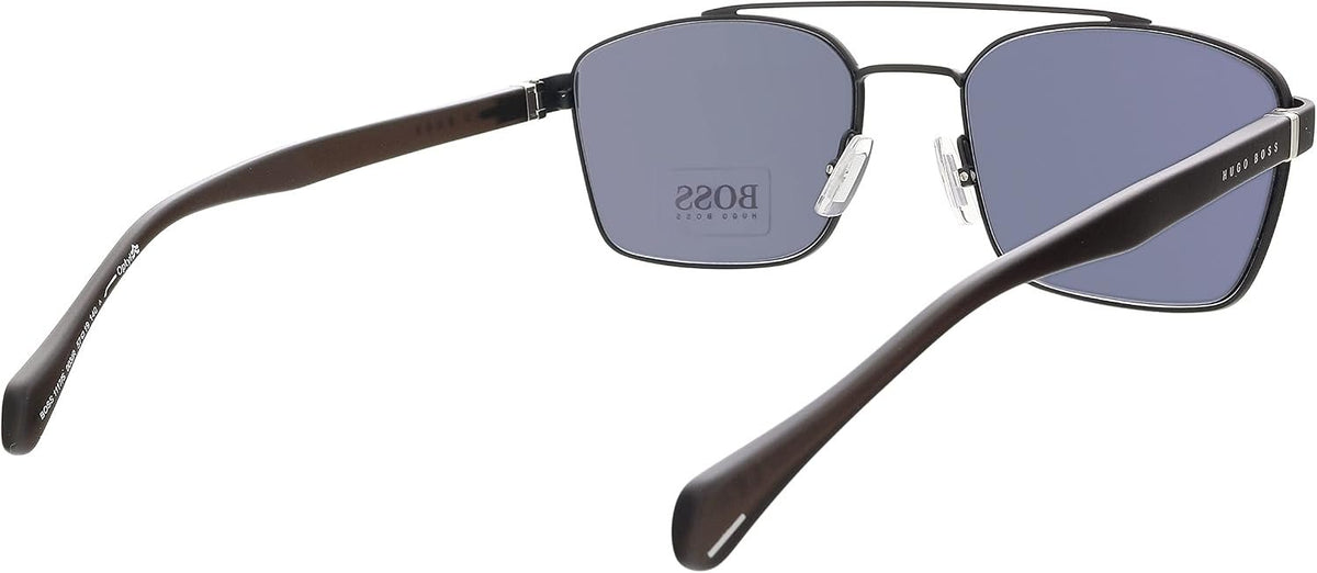 Hugo Boss Boss 1117/s 003/IR MATT BLACK Sunglasses Men's Metal, Standard, 57