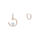 Swarovski Ohrhänger Damen North Roségold Weiß 5493391
